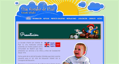 Desktop Screenshot of escuelainfantilsanvicente.com